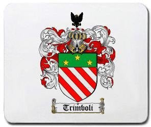 Trimboli coat of arms mouse pad