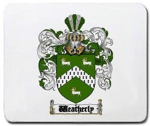 Weatherly coat of arms mouse pad
