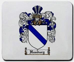 Hamburg coat of arms mouse pad