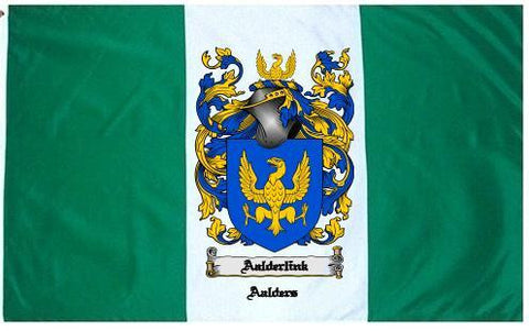 Aalderlink family crest coat of arms flag
