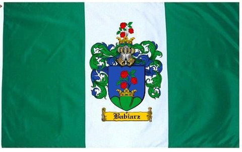 Babiarz family crest coat of arms flag
