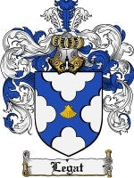 Legat coat of arms family crest download