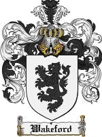 Wakeford Family Crest Coat Of Arms Emailed To You Within 24 Hours 