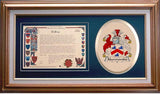 Abercrombie Clan Crest History Framed Print