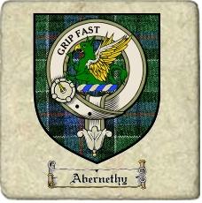 Abernethy Clan Badge Marble Tile