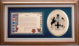 Adiston Clan Crest History Framed Print