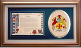 Ainslie Clan Crest History Framed Print
