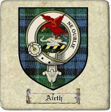 Airth Clan Badge Marble Tile