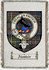 Alastair Clan Macdonnell Clan Badge Throw Blanket