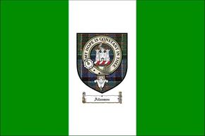 Allanson Clan Macfarlane Clan Badge Flag