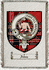 Allen Clan Macfarlane Clan Badge Throw Blanket