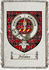 Allister Clan Badge Throw Blanket