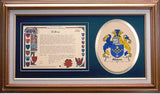 Alston Clan Crest History Framed Print