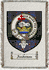 Anderson Clan Macdonald Clan Badge Throw Blanket