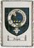 Angus Clan Badge Throw Blanket