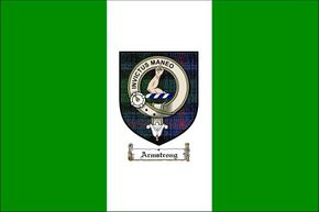 Armstrong Clan Badge Flag