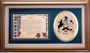Arnott Clan Crest History Framed Print