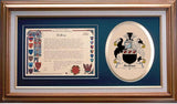 Arthur Clan Crest History Framed Print