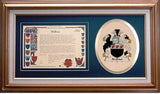 Arthur Clan Crest History Framed Print
