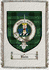 Bain Clan Mackay Clan Badge Throw Blanket