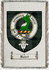 Baird Clan Badge Throw Blanket