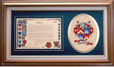 Ballantyn Clan Crest History Framed Print
