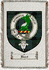 Bard Clan Badge Throw Blanket