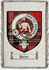 Bartie Clan Badge Throw Blanket