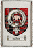 Bartlett Clan Badge Throw Blanket