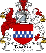 Baskin Family Crest / Baskin Coat of Arms JPG Download