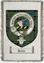 Baxter Clan Badge Throw Blanket