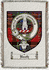 Beath Clan Maclean Clan Badge Throw Blanket