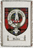 Beaton Clan Maclean Clan Badge Throw Blanket
