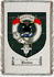 Beaton Clan Macleod Clan Badge Throw Blanket