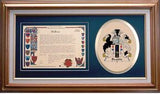 Beattie Clan Crest History Framed Print