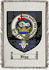 Begg Clan Macdonald Clan Badge Throw Blanket
