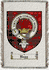 Begg Clan Badge Throw Blanket