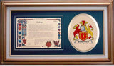 Bellenden Clan Crest History Framed Print