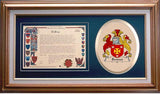 Bennet Clan Crest History Framed Print