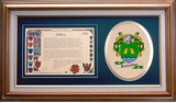 Beveridge Clan Crest History Framed Print