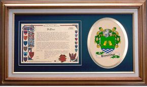Beveridge Clan Crest History Framed Print