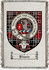 Binnie Clan Badge Throw Blanket