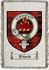 Bissett Clan Grant Clan Badge Throw Blanket