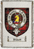Bissett Clan Badge Throw Blanket