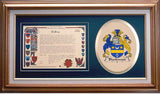 Blackwood Clan Crest History Framed Print