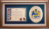 Blackwood Clan Crest History Framed Print