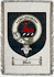 Blair Clan Badge Throw Blanket