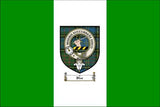 Blue Clan Badge Flag