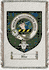 Blue Clan Badge Throw Blanket