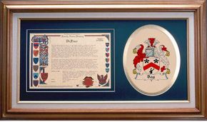 Bog Clan Crest History Framed Print